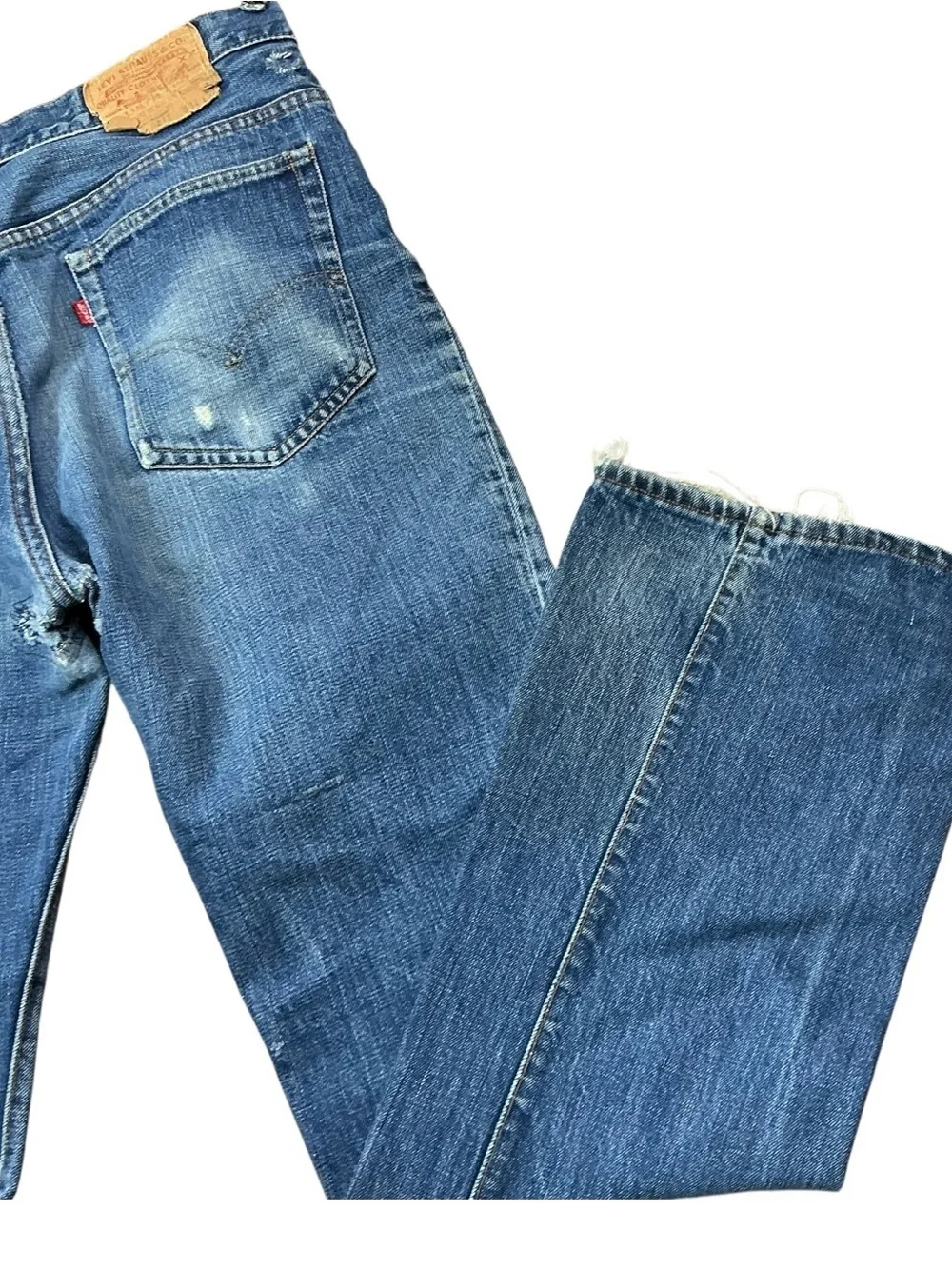 Vintage Levi’s 515-0217 70s boot cut medium wash jeans 32 x 31 USA made